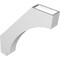 Ekena Millwork 3 1/2-in. W x 22-in. D x 26-in. H Imperial Architectural Grade PVC Knee Brace BRCP035X22X26IMP - alternate 5